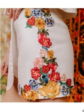 Love The Label Embroidered Marie Skort